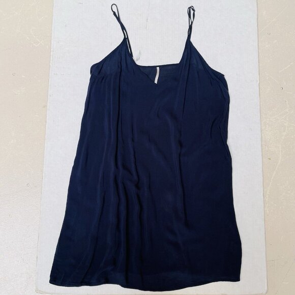 Free People V Neck Slip Mini Cami Dress Womens Small Y2K Fairy Romantic Goth - Picture 1 of 9